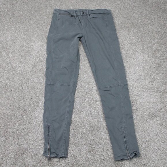 Calvin Klein Jeans Womens 6 (28x28) Blue/Gray Cotton/Viscose Stretch Zip Ankle - Picture 1 of 12